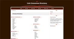 Desktop Screenshot of link-extensions.info
