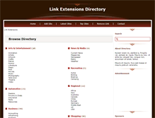 Tablet Screenshot of link-extensions.info